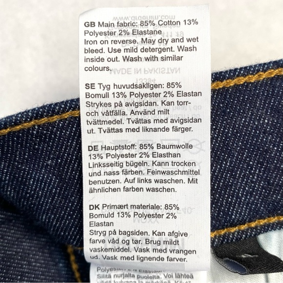 Dr. Denim Women's Moxy Pyke Blue Raw Super Skinny Sky High Jeans Size XL NWT - Picture 10 of 13